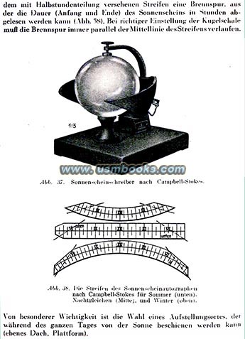 Nazi meteorology equipment